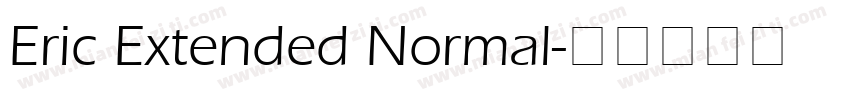 Eric Extended Normal字体转换